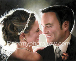 Wedding paintings from photos