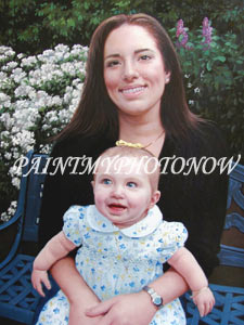 Baby with Mother Portrait