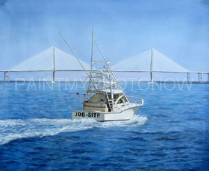 Boat Portrait Painting