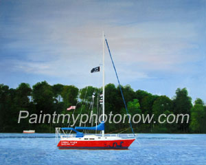 Custom Boat Paintings